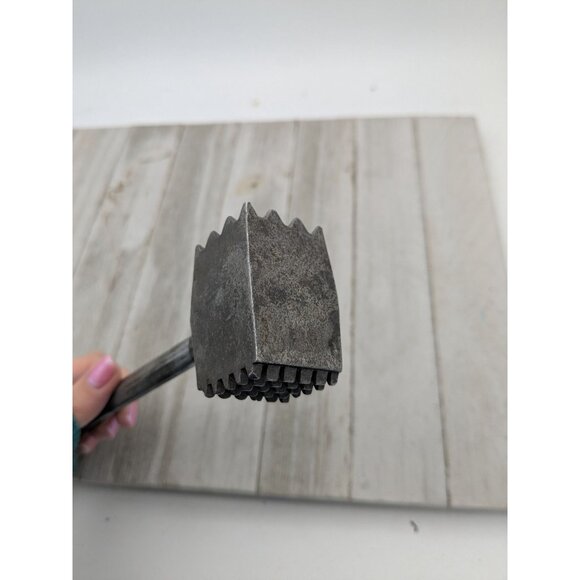 Aluminum #5 Meat Tenderizer Double Textured Sides 8" Taiwan - Picture 4 of 6